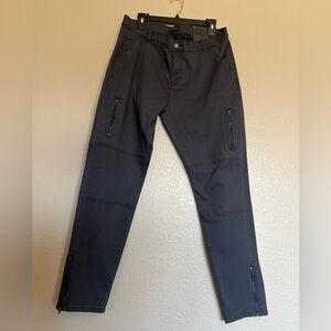 Women’s Banana Republic Pants — Charcoal GreyZipper Detail on Thigh & Leg SZ14